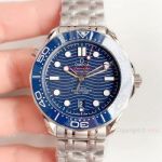 (OM) Omega Seamaster Diver 300M Master Watch Replica / SS Blue Dial